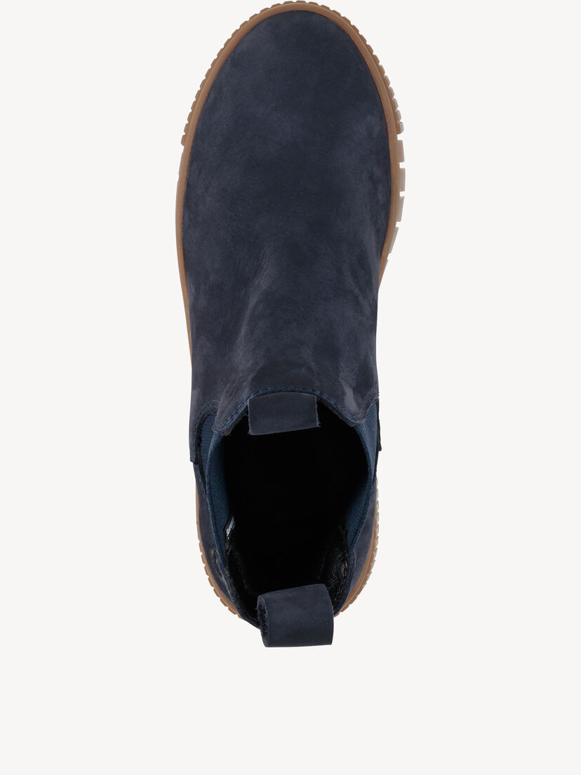 Leren Chelseaboot - blauw, NAVY, hi-res