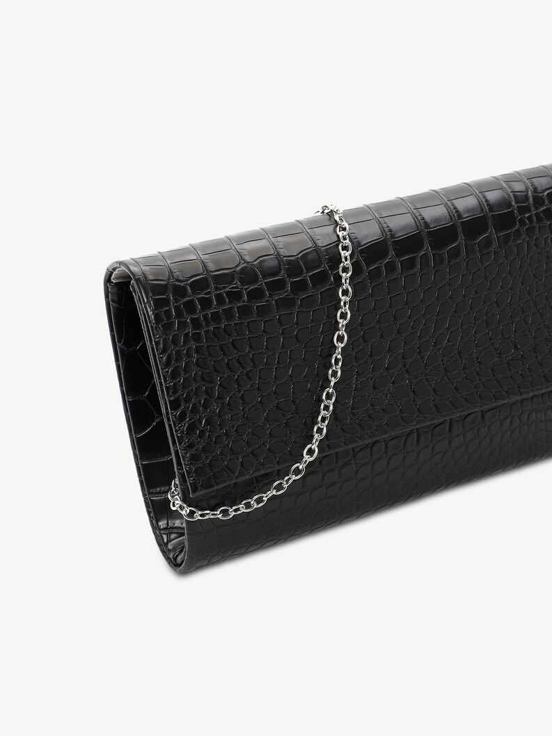 Clutch - schwarz, black kroko, hi-res