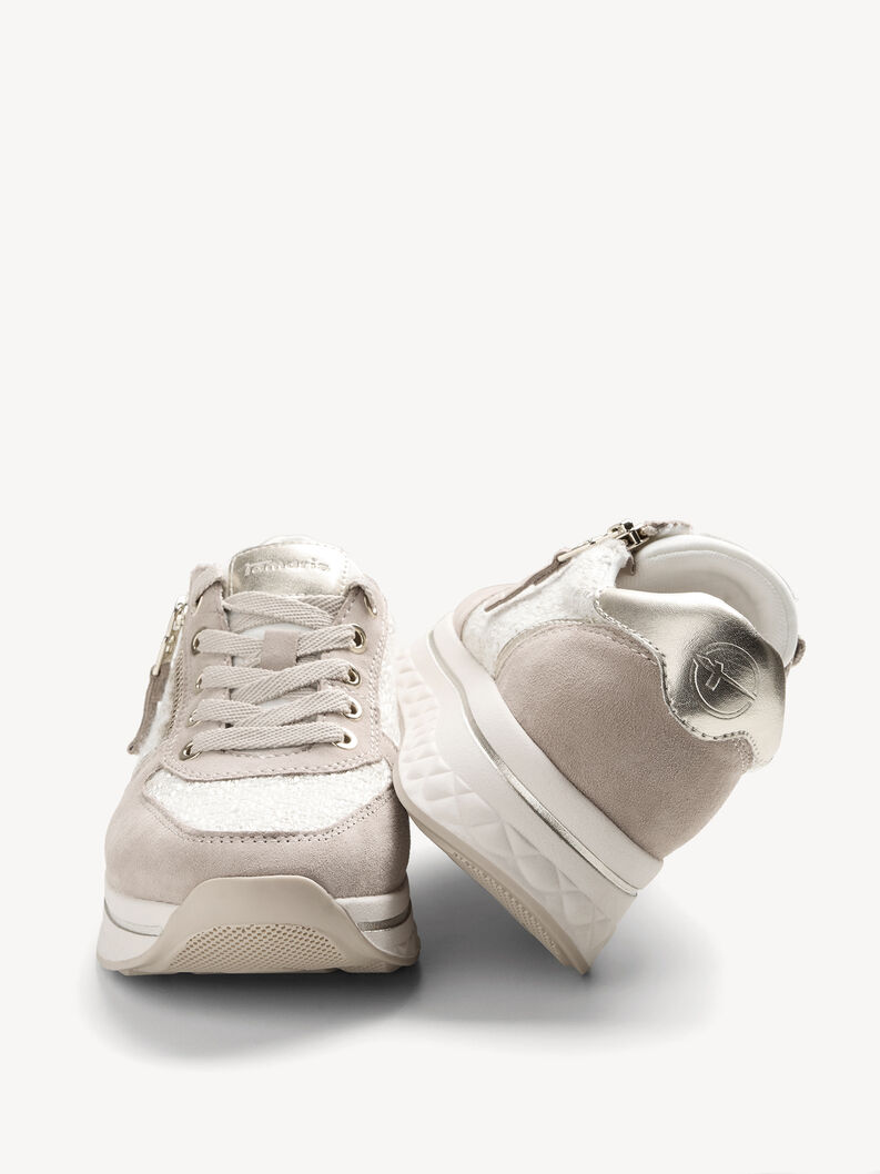 Sneaker - beige, BEIGE/GOLD, hi-res