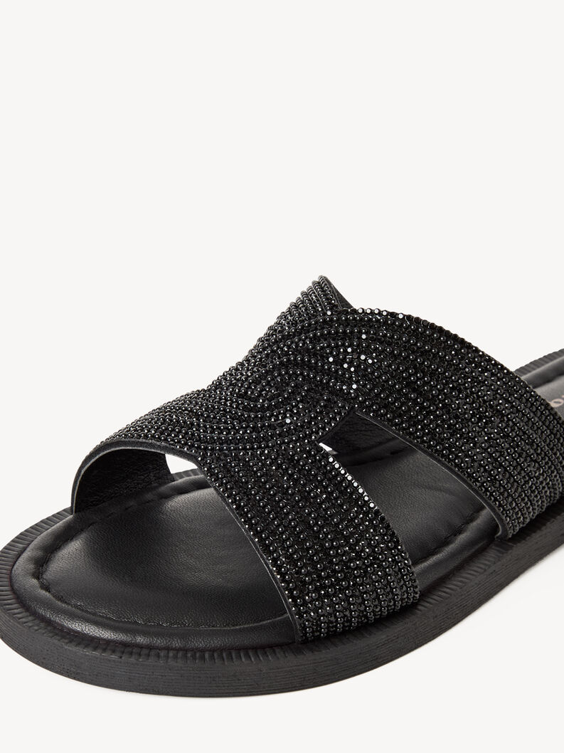 Klapki - czarny, BLACK GLAM, hi-res