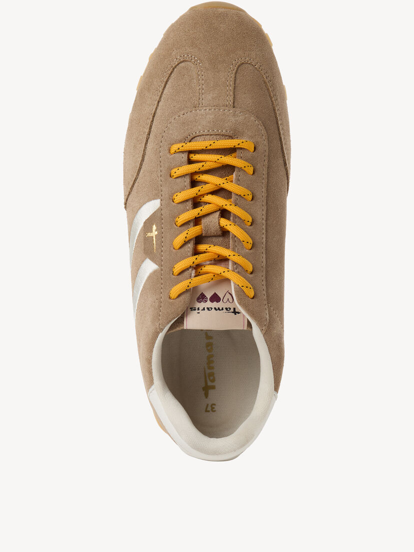 Leren Sneaker - beige, BEIGE COMB, hi-res