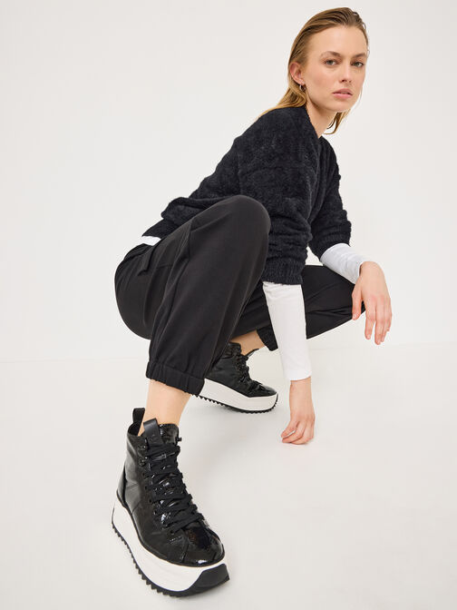 Basket, BLACK PATENT, hi-res