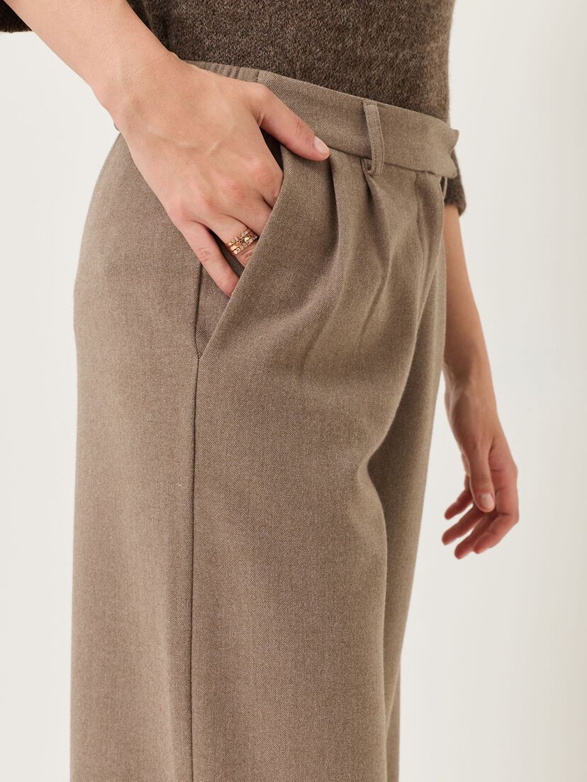 Broek - bruin, Mocha Meringue Melange, hi-res