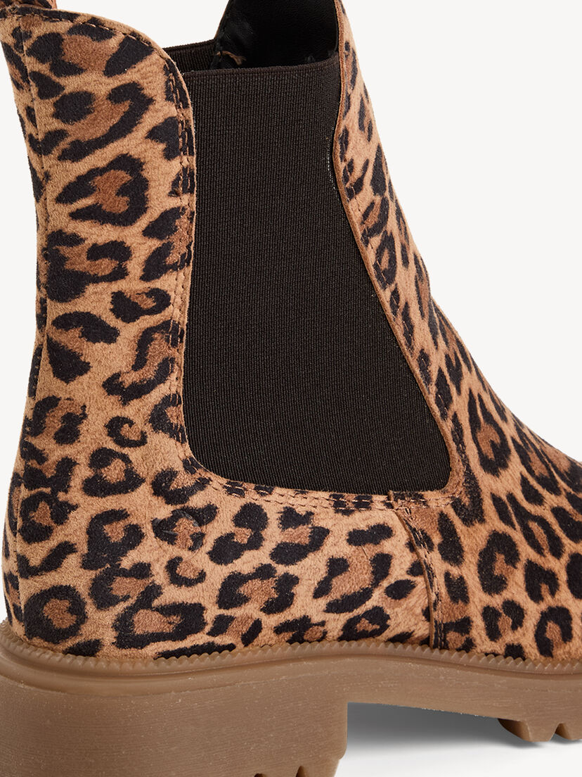 Leren Chelseaboot - bruin, LEOPARD, hi-res