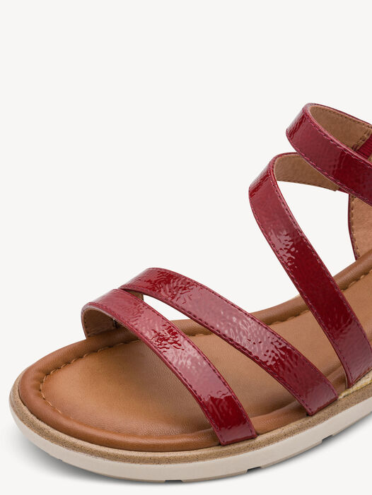 Sandaaltje, RED PATENT, hi-res