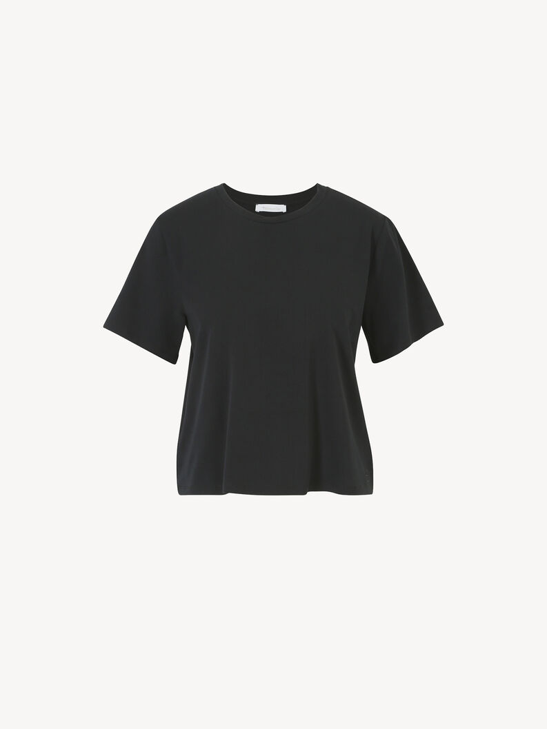 Oversized T-shirt - zwart, Black Beauty, hi-res