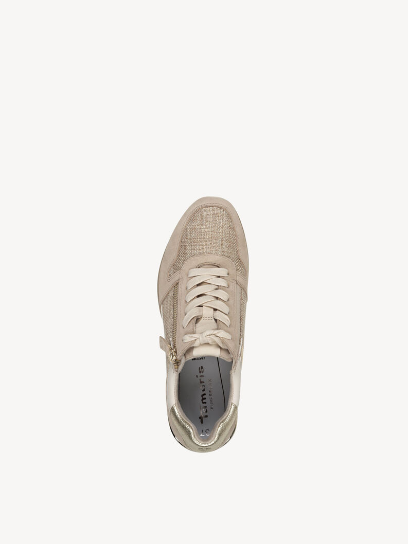 Ledersneaker - beige, IVORY COMB, hi-res