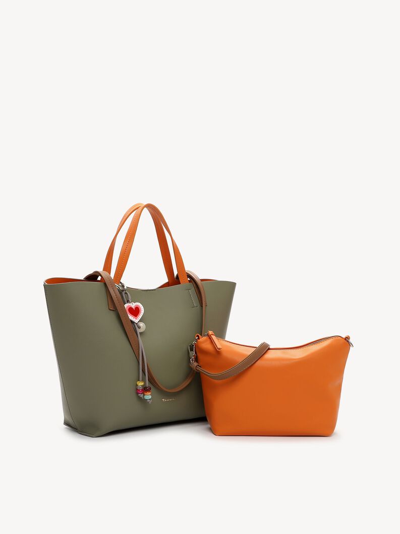 Shopping bag - green, khaki, hi-res