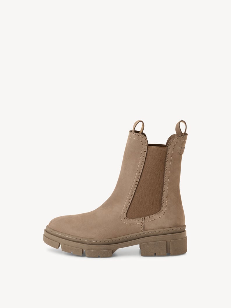 Leather Chelsea boot - beige, DUNE NUBUC, hi-res