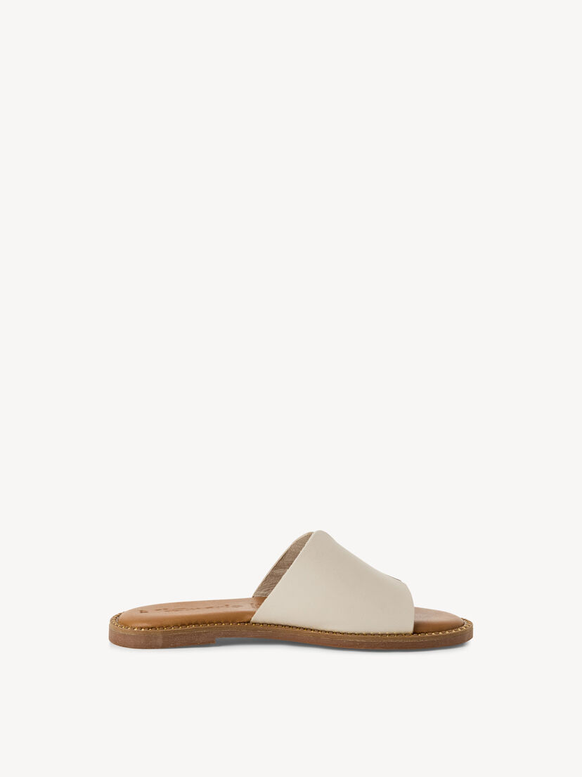 Leren Slipper - beige, 418, hi-res