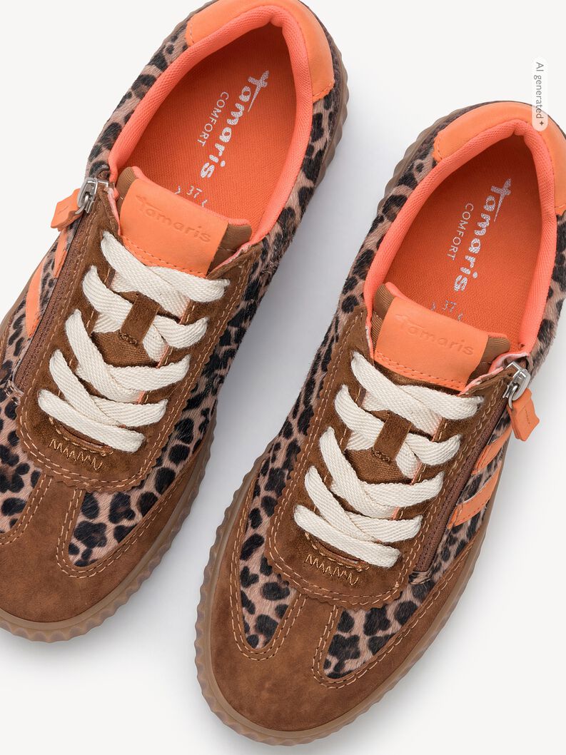Sneaker, COGNAC LEOPARD, hi-res