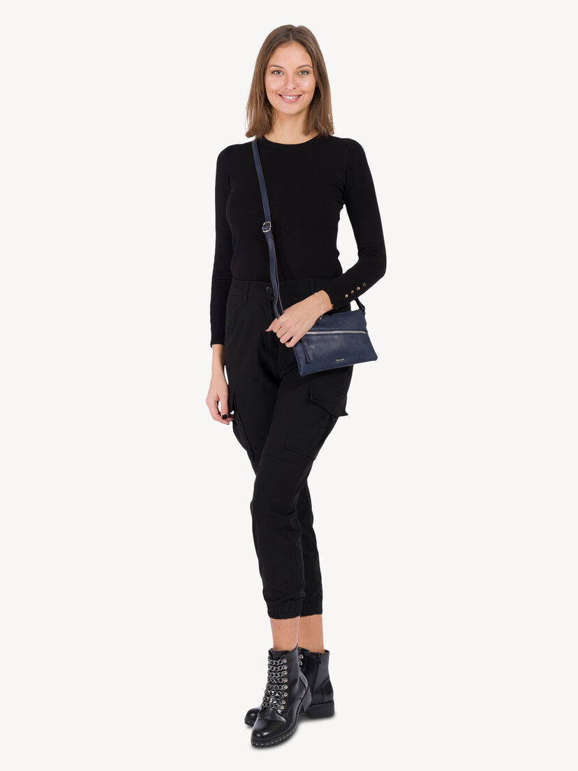 Schoudertas - blauw, blue, hi-res