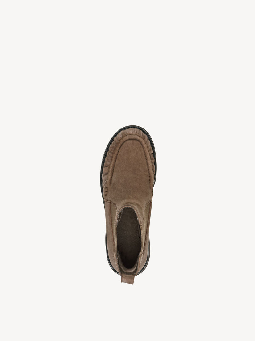 Leren Chelseaboot - beige, TAUPE, hi-res