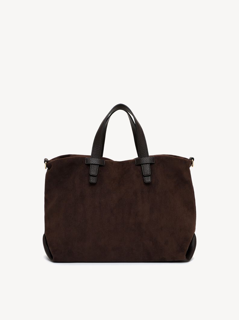 Shopping bag, brown, hi-res