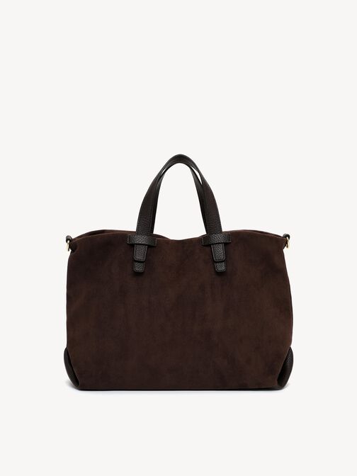 Shopping bag, brown, hi-res