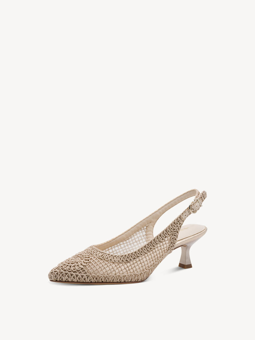 Slingpumps - metallic, LIGHT GOLD, hi-res