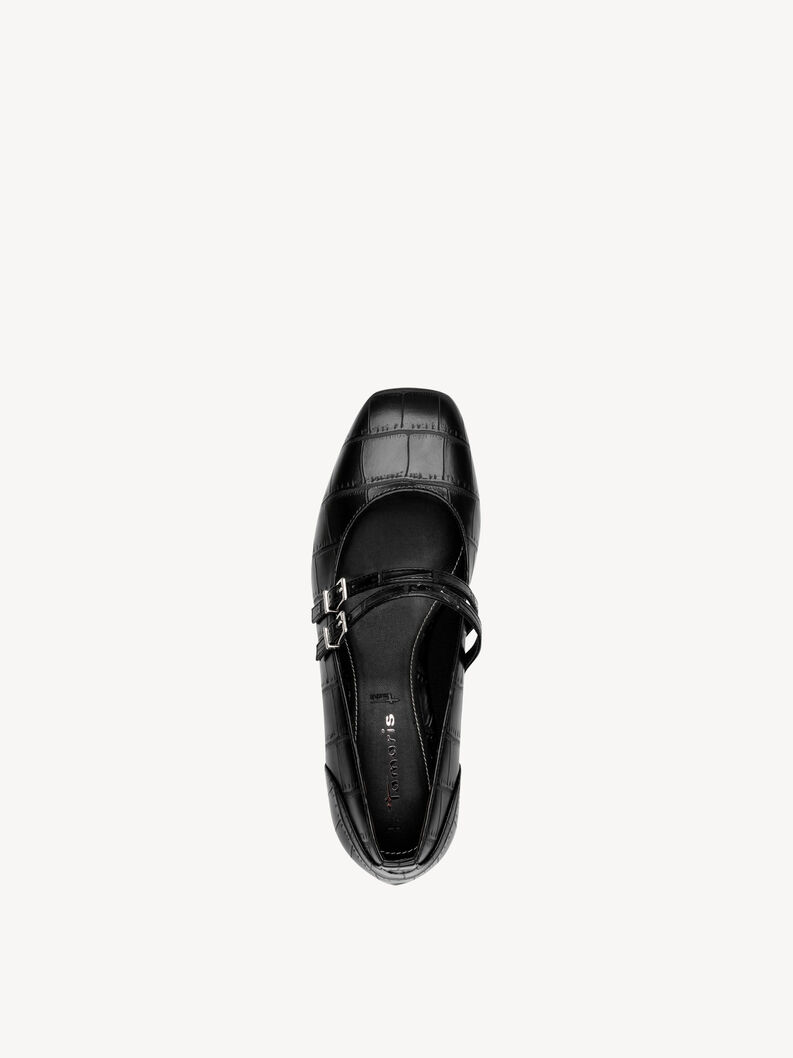 Escarpin - noir, BLACK CROCO, hi-res