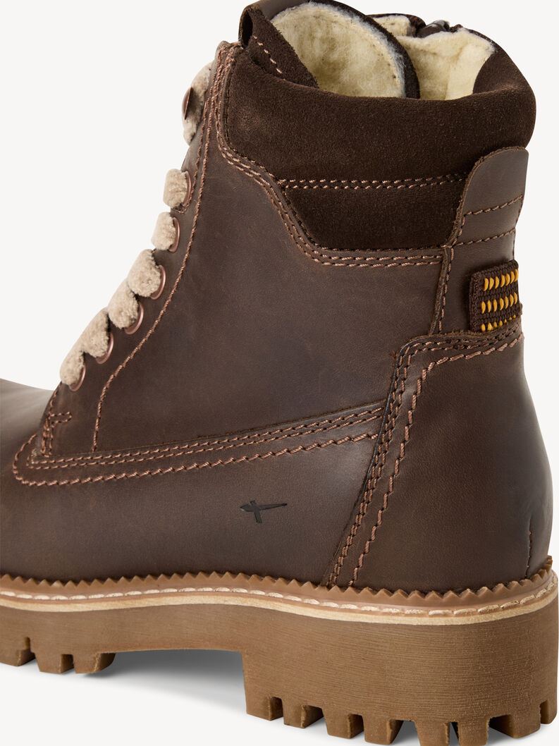 Lederstiefelette - braun Warmfutter, MOCCA, hi-res