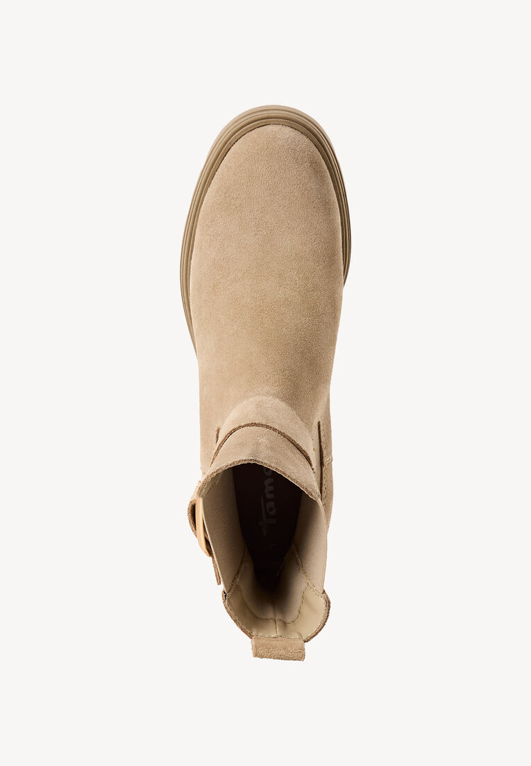 Leren Chelseaboot - beige, beige, hi-res