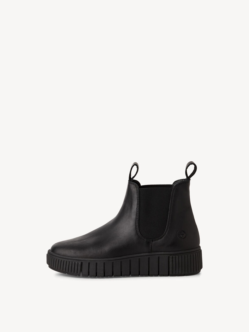 Leather Chelsea boot - black, BLACK LEATHER, hi-res