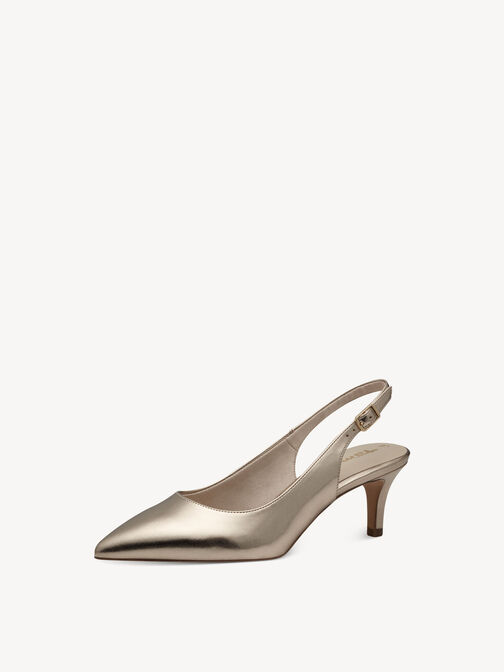 escarpin, LIGHT GOLD, hi-res
