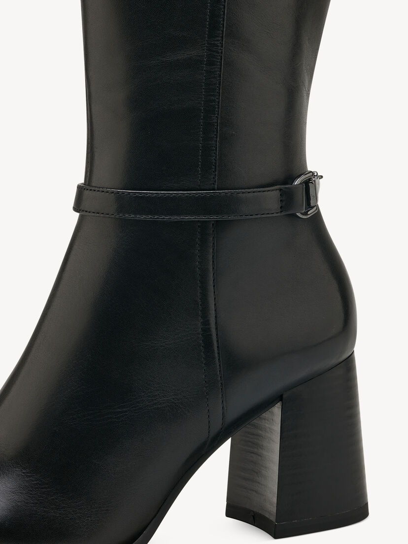 Leren Laarzen - zwart, BLACK, hi-res