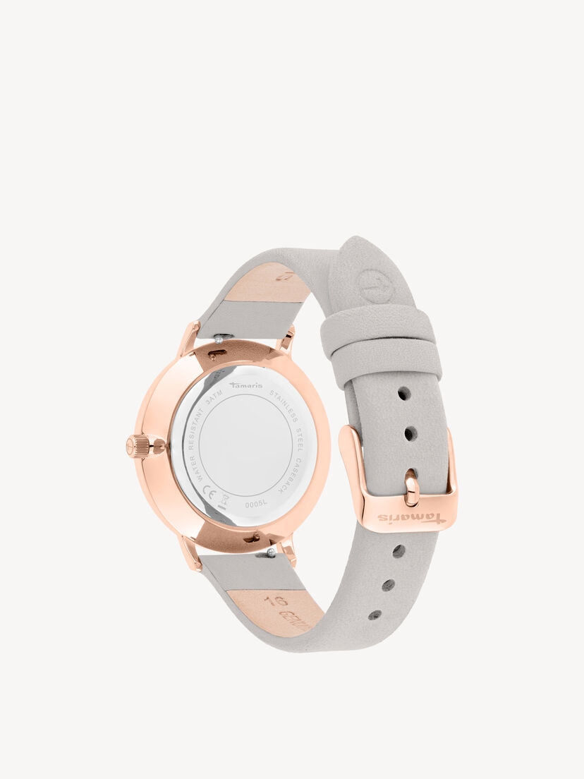 Horloge - wit, rosegold grey, hi-res
