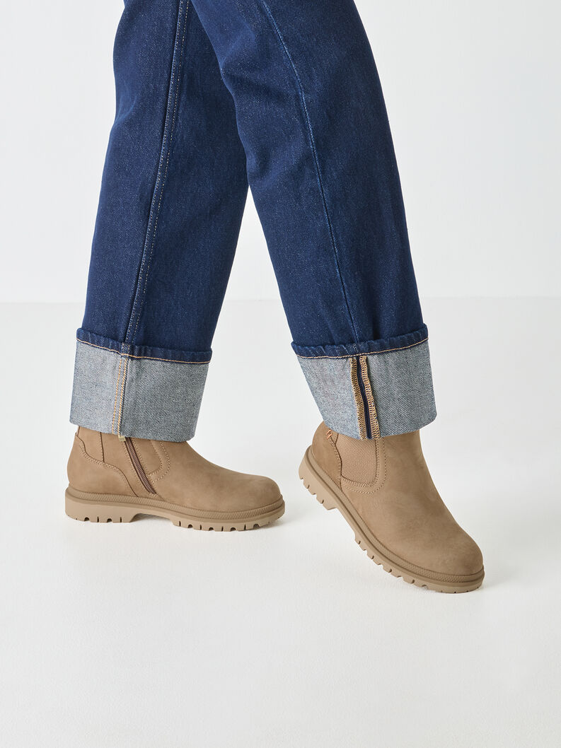 Leder Chelsea Boot - braun, CAMEL, hi-res