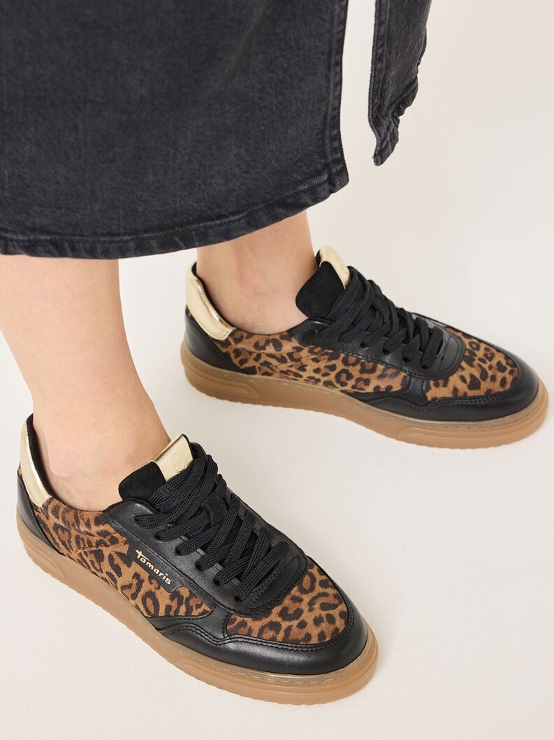 Sneaker - brown, LEOPARD COMB, hi-res