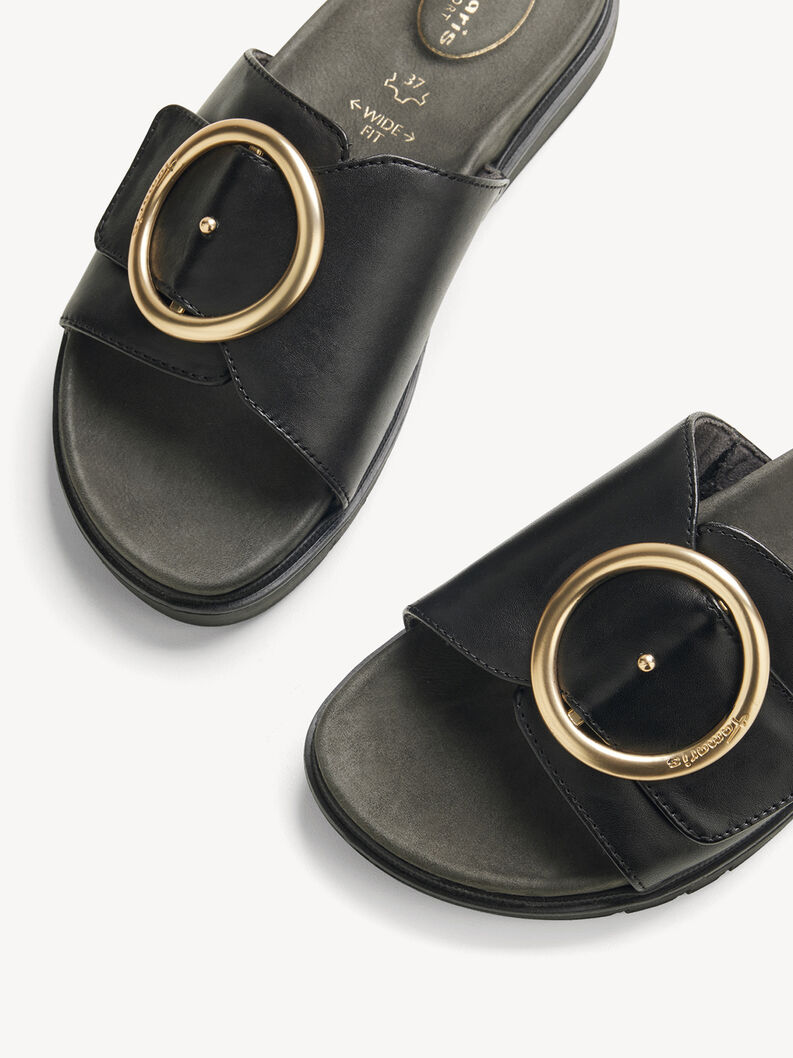 Slipper, BLACK NAPPA, hi-res