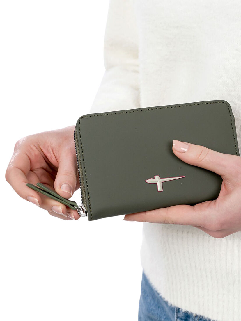 Portemonnee - groen, oliv, hi-res