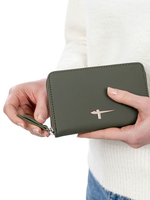 Portemonnee, oliv, hi-res