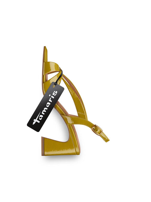 Sandale &agrave; talon, OLIVE, hi-res