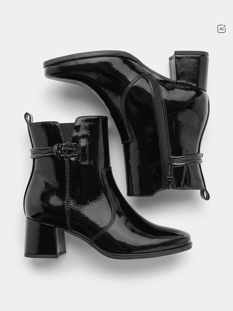 Bottine - noir, BLACK PATENT, hi-res