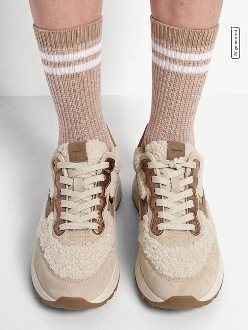 Sneaker, BEIGE SUEDE, hi-res