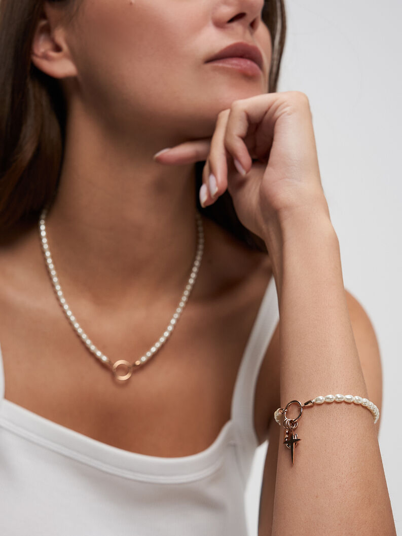 Armband - rosegoud, ros&eacute;gold, hi-res