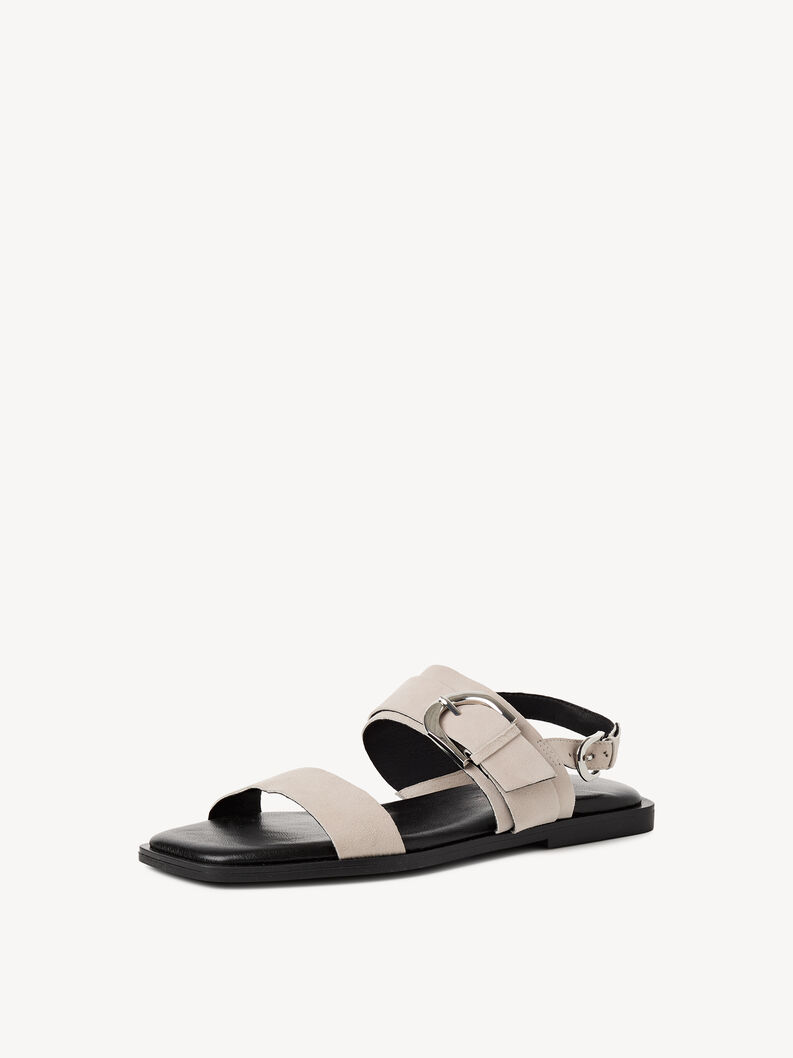Ledersandale - beige, TAUPE, hi-res