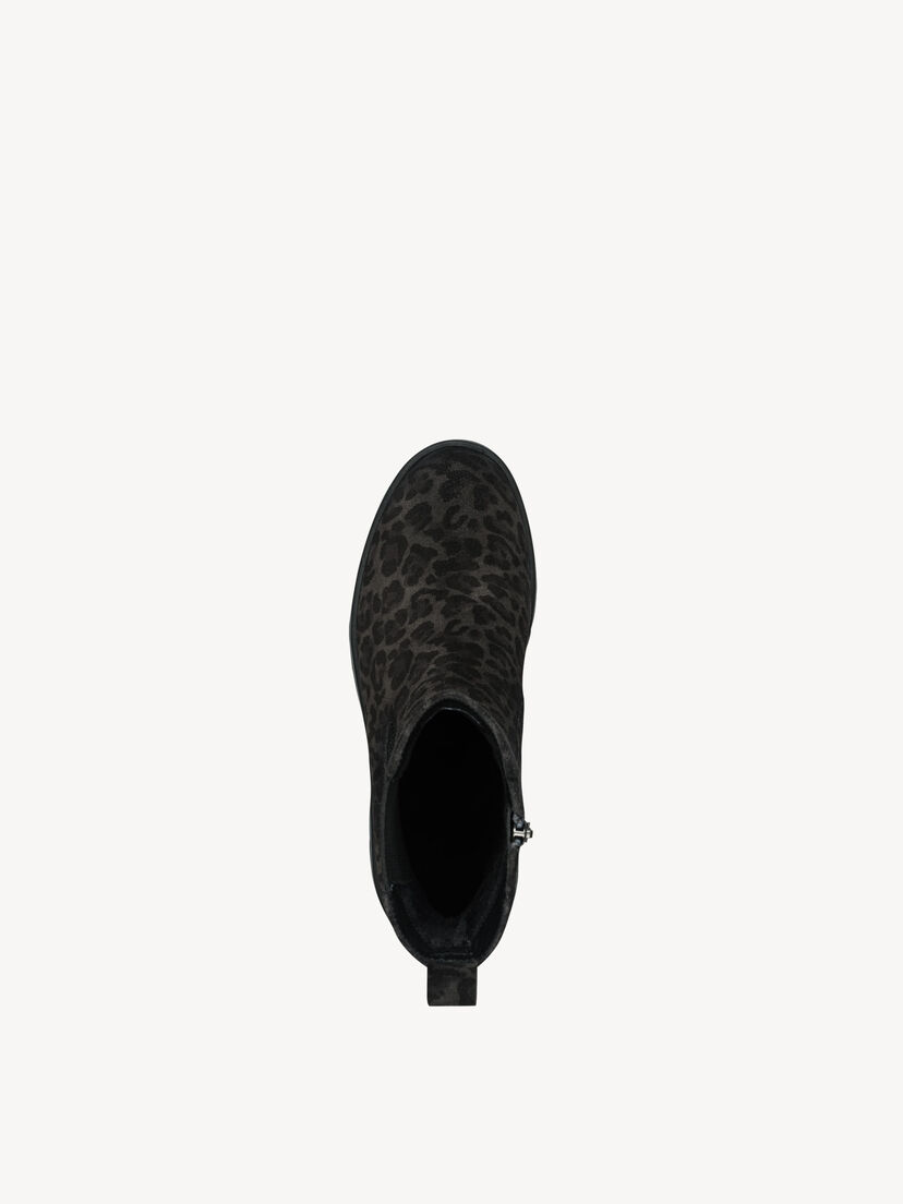 Leren Chelseaboot - grijs, GREY LEOPARD, hi-res