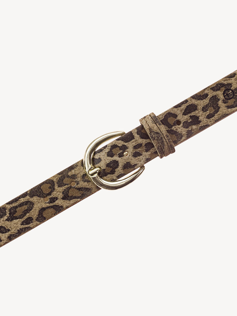 Leren Riem - beige, Taupe-Dunkelbraun, hi-res