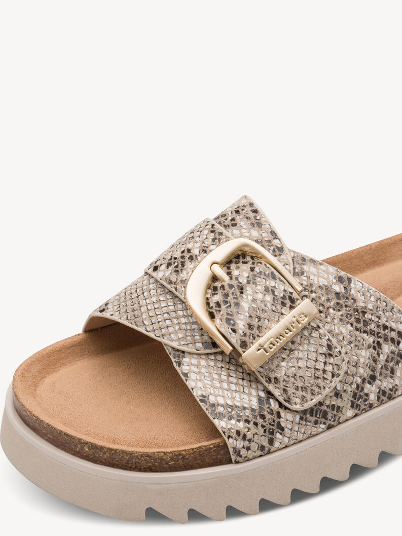 Pantolette, BEIGE SNAKE, hi-res