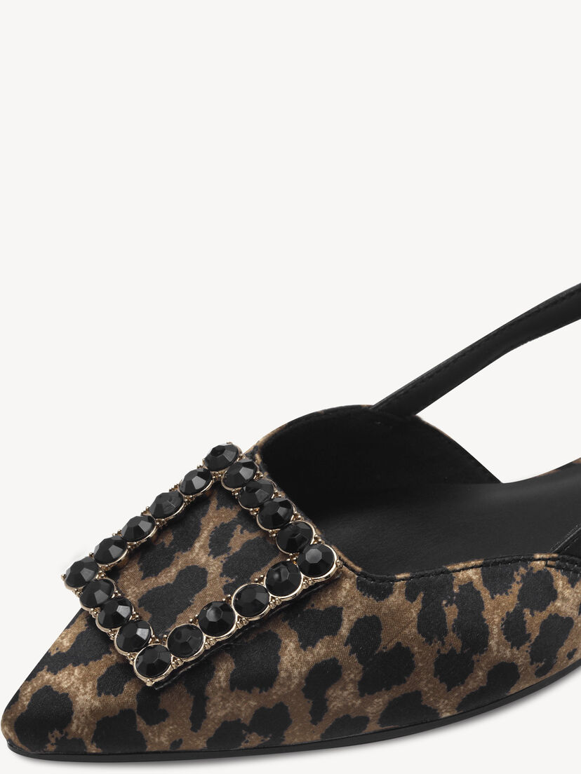 Slingpumps - bruin, LEOPARD, hi-res