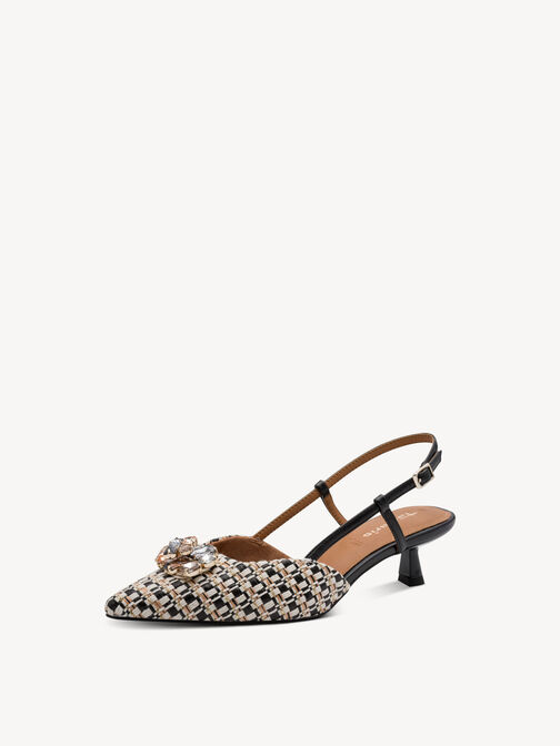 escarpin, BLACK COMB, hi-res