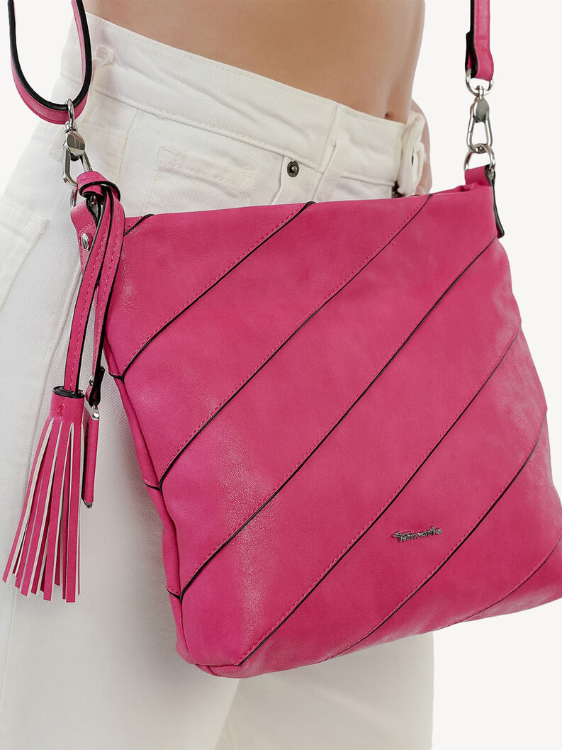 Borsa a tracolla - fucsia, rosa, hi-res