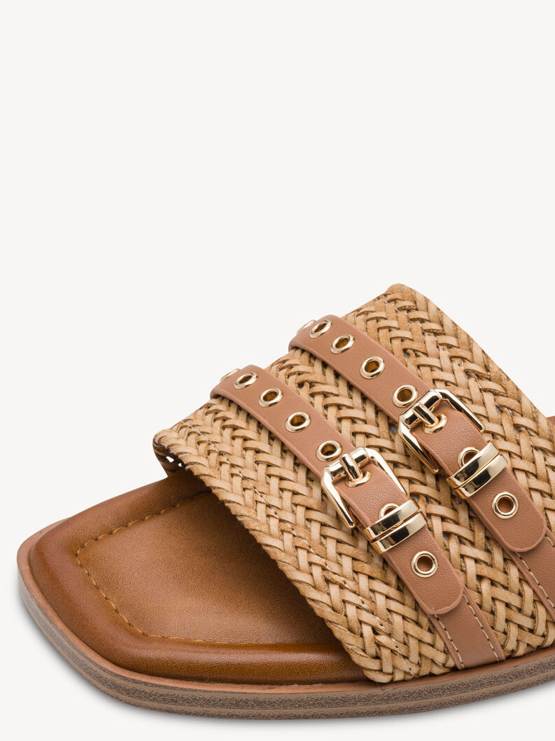 Pantolette - braun, CAMEL, hi-res