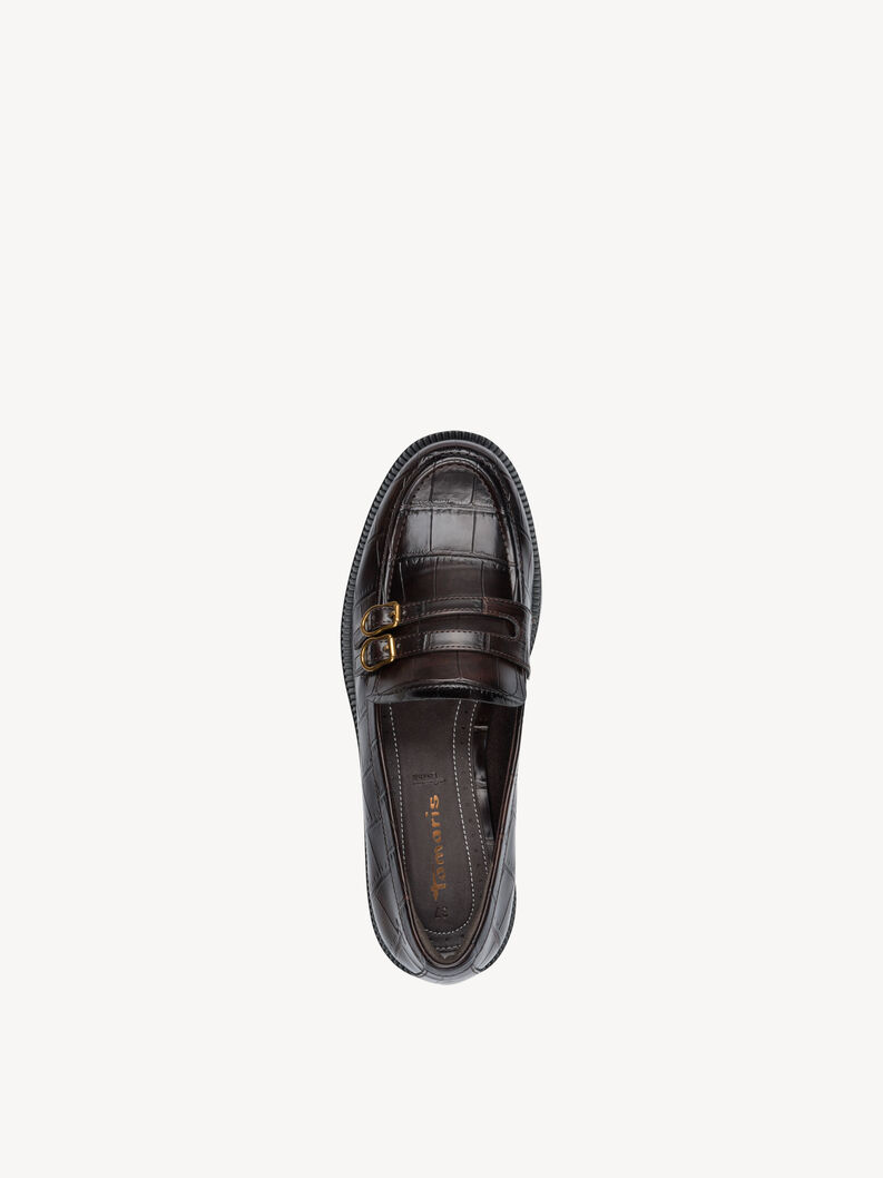 Slipper - braun, MOCCA CROCO, hi-res