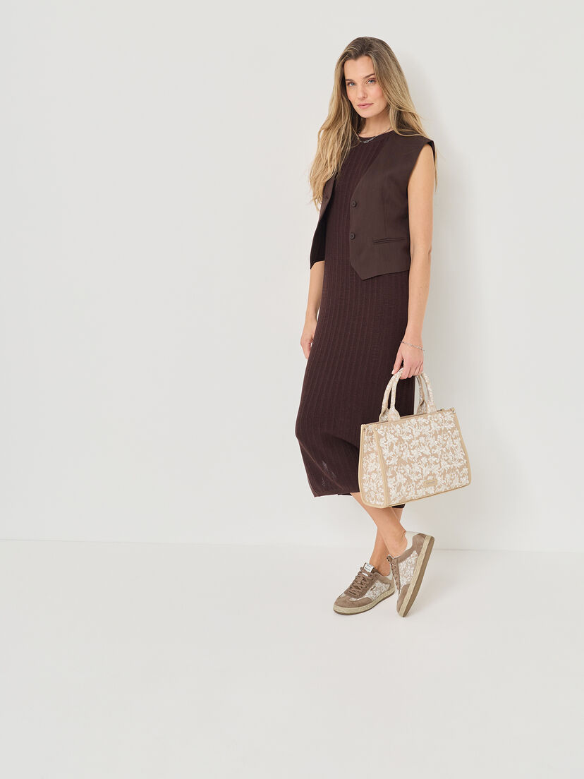 Shopper - beige, ecru-flower, hi-res