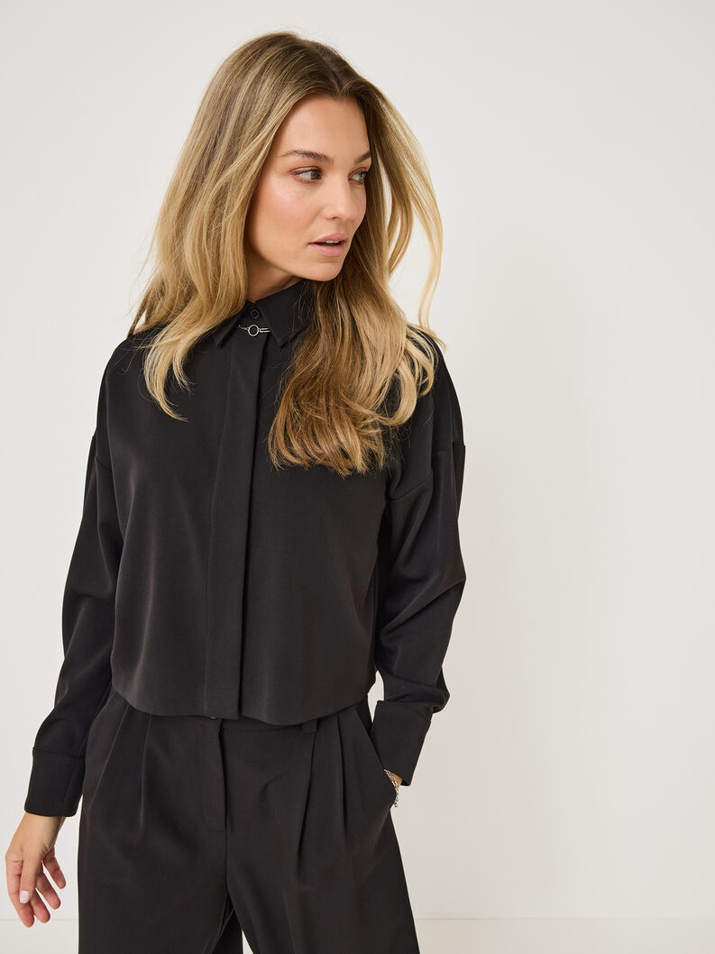 Bluse - schwarz, Black Beauty, hi-res