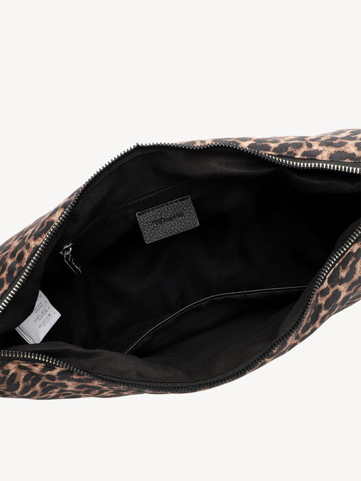 Schoudertas, black/brown, hi-res