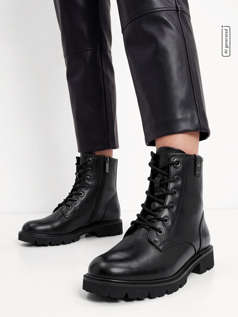 Bottine, BLACK NAPPA, hi-res