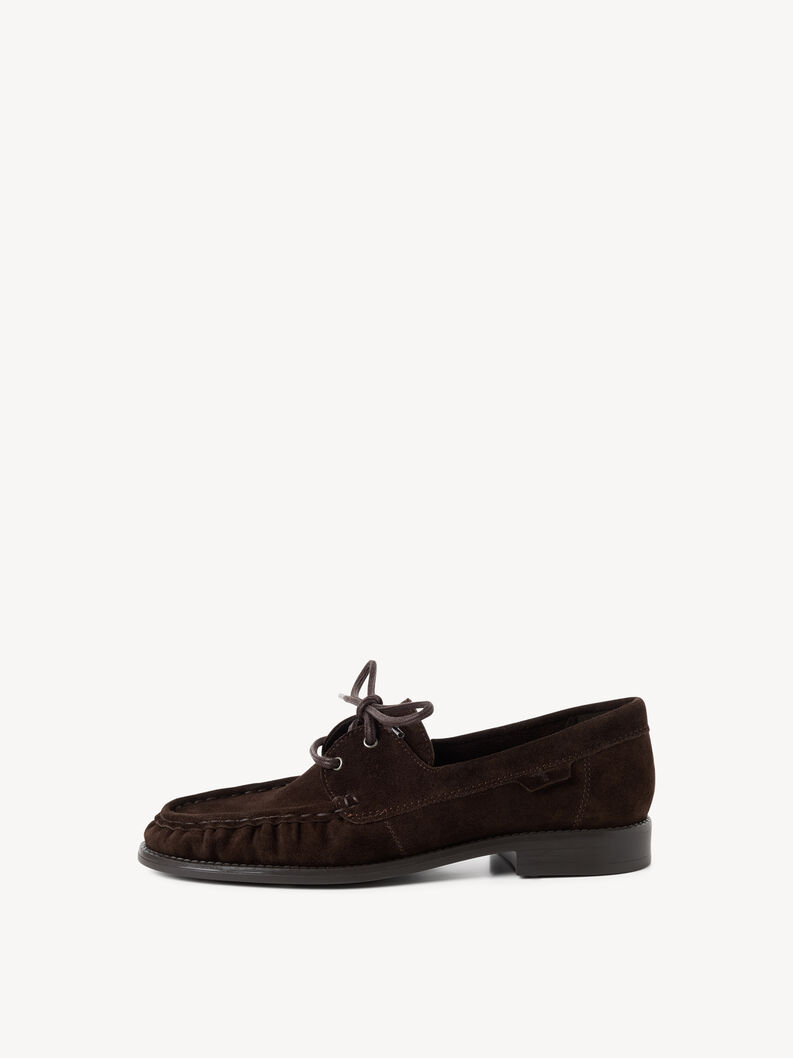 Mocassin en cuir - marron, 304, hi-res